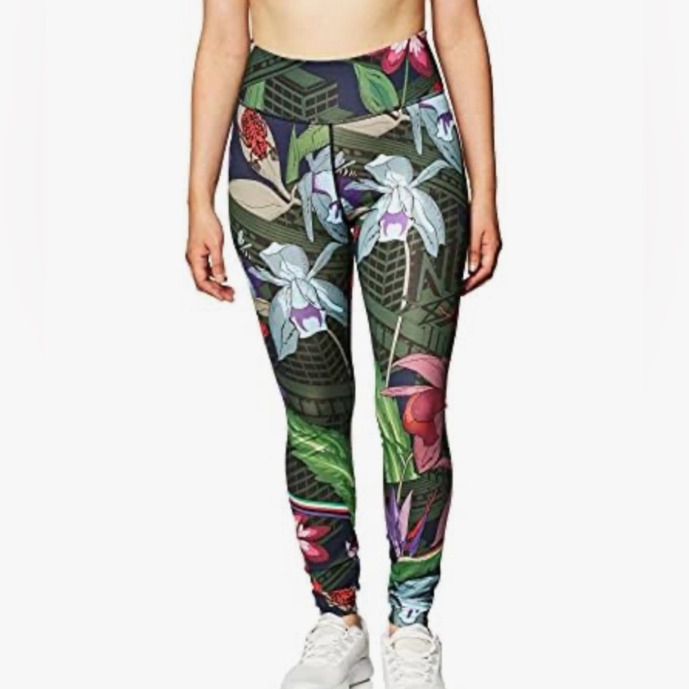 NIKE Women's W Nike One Tght Icnclsh Prt Sports Pants - Picture 4 of 4